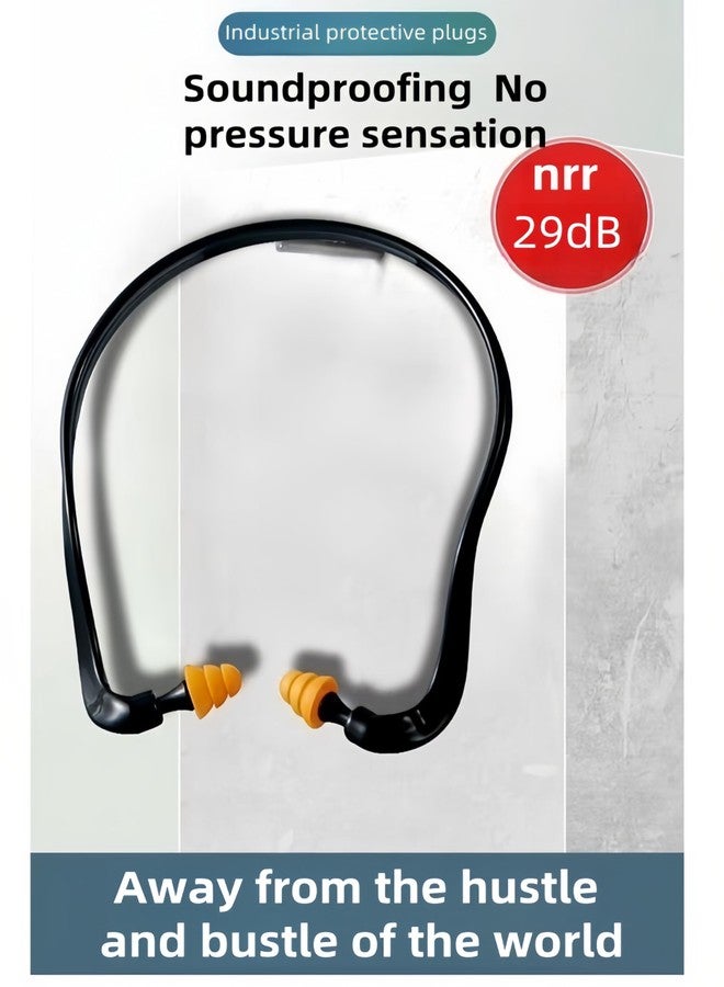 RyanDesign 3-Pack Banded Earplugs for Shooting, 29dB NRR Noise Cancelling for Sleep/Work/Concerts - Reusable Silicone Ear Plugs for Hearing Protection, Swimming & Construction (Lightweight, Non-Slip Design) - Image 4